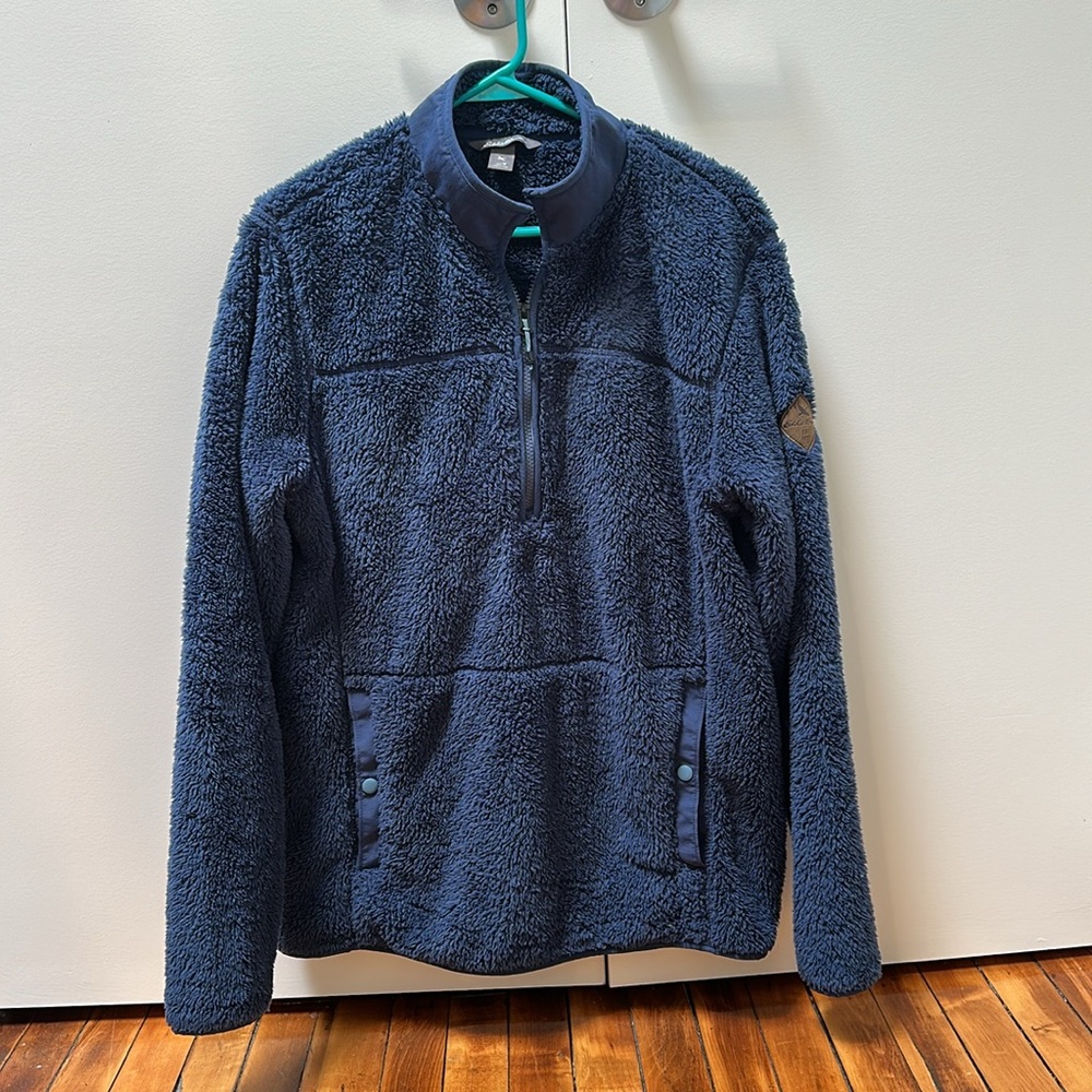 Eddie Bauer Fuzzy Quarter-zip